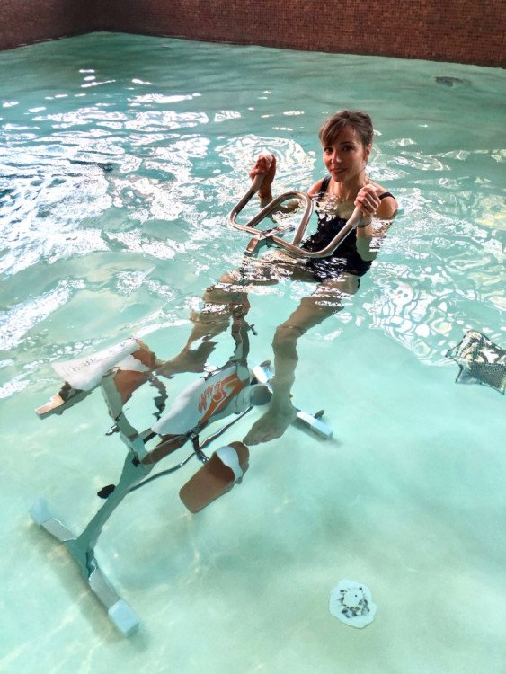 velo d'aquabike pour cours d'aquagym
