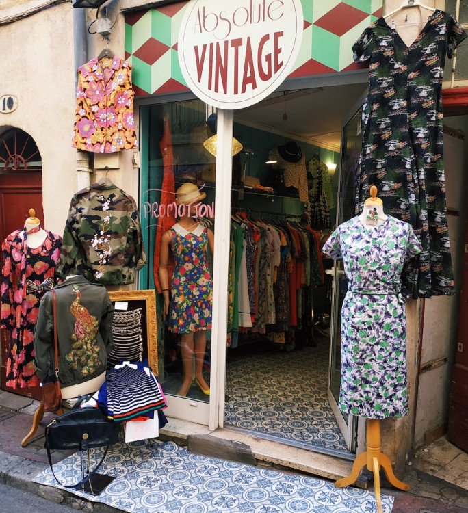 Pas de porte boutique Absolute Vintage