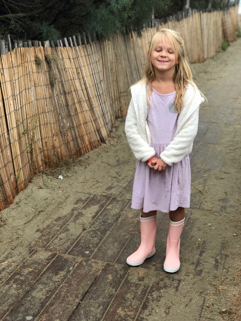 Look-bottes-de-pluie-blog-les-chroniques-de-myrtille-4 look enfant bottes de pluie Aigle Lollipop