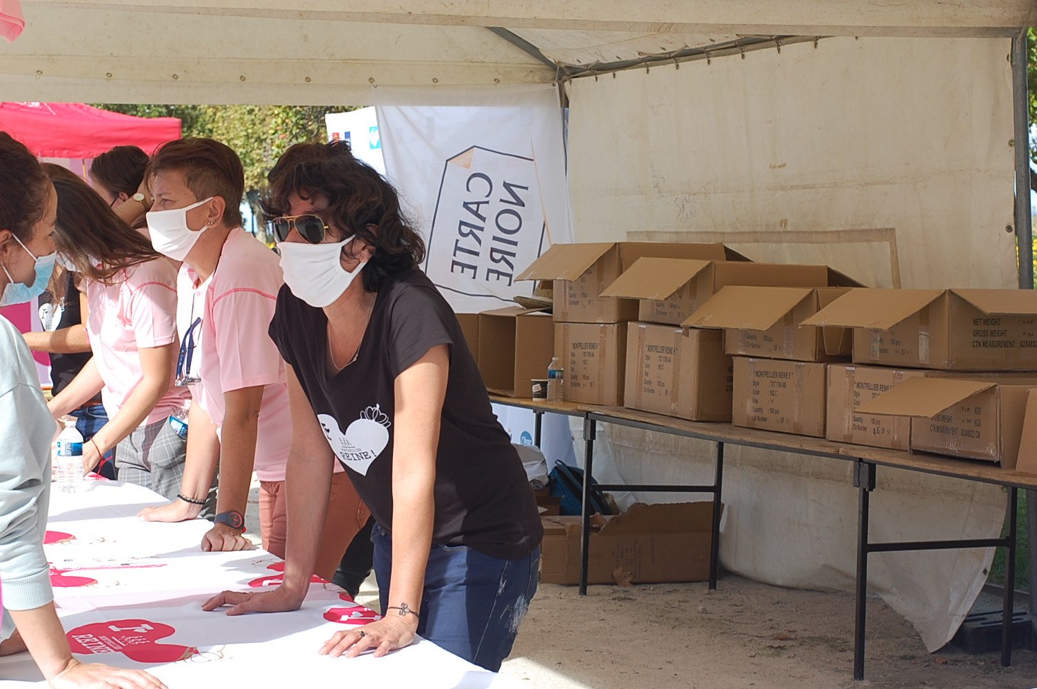 Stand de la course la Montpellier Reine au Peyrou à Montpellier